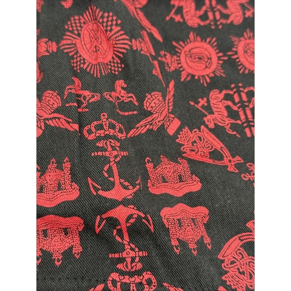 Billionaire Boys Club BBC Black Red All-Over Print Jogger Sweatpants XL NEW